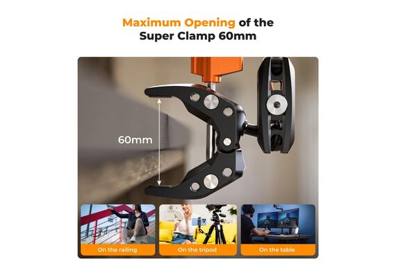 K&F CONCEPT Super Grampo MS13 com Braço Mágico