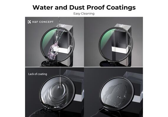 K&F CONCEPT Filtro Polarizador Nano-X MRC CPL 52mm