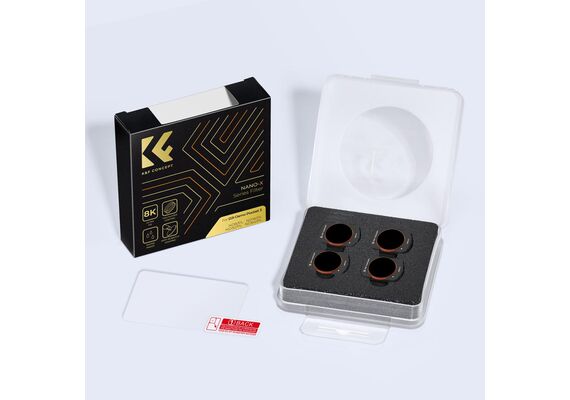 K&F CONCEPT Kit Filtros Magnéticos ND8/PL + ND16/PL + ND32/PL + ND64/PL para DJI Osmo Pocket 3