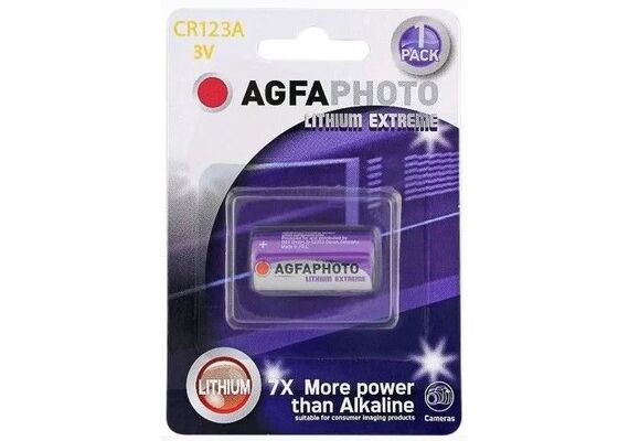 AGFAPHOTO Pilha Lítio CR123A 3V