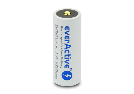 EVERACTIVE Pilha 26650 Recarregável Micro USB 5200mAh