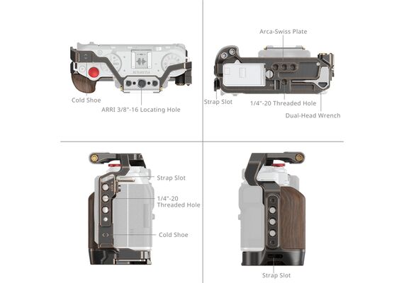 SMALLRIG 4892 Cage Retro Fujifilm X-M5