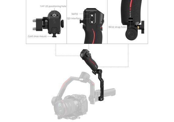 SMALLRIG 4326 Grip com Controlo de Foco Dji RS