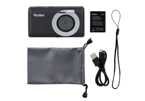 ROLLEI Câmera Compactline Pocket 50MP - Preta