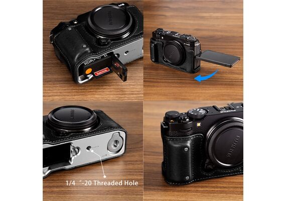 SMALLRIG 4879 Estojo de Couro Fujifilm X-M5 - Preto