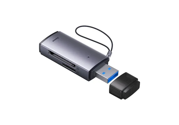 BASEUS Leitor de Cartões SD/Micro SD USB 3.0