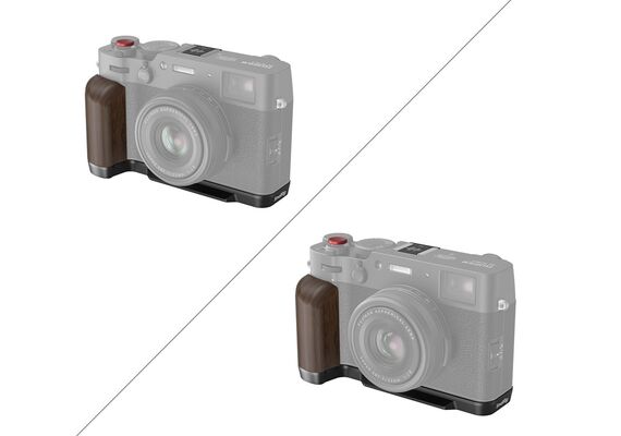 SMALLRIG 4805 L-Shape Grip Fujifilm X100VI / X100V - Madeira/Preto