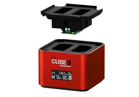 HAHNEL ProCube 3 Carregador Duplo para Baterias Canon e Pilhas AA