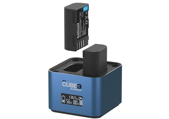 HAHNEL ProCube 3 Carregador Duplo para Baterias Panasonic e Pilhas AA