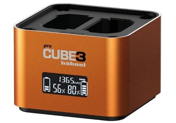 HAHNEL ProCube 3 Carregador Duplo para Baterias Sony e Pilhas AA