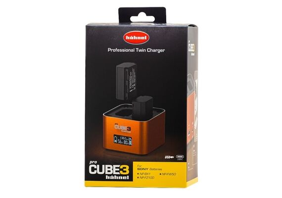 HAHNEL ProCube 3 Carregador Duplo para Baterias Sony e Pilhas AA