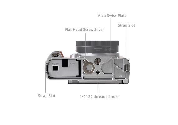 SMALLRIG 5052 L-Shape Grip Panasonic Lumix S9 - Laranja
