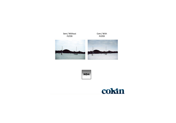 COKIN Filtro P121M Degradê Neutro Cinzento Medium ND4