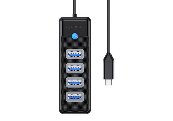 ORICO Hub USB para 4xUSB 3.0 5Gbp Preto - 0.15m