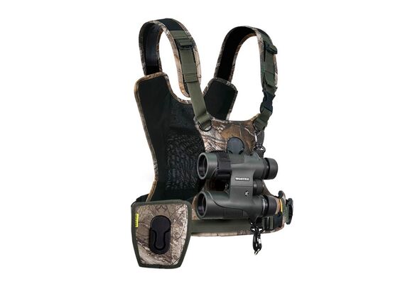 COTTON CARRIER Arnês de Torso com Suporte para 1 Cameras e 1 Binóculos CCS G3 - Camuflado