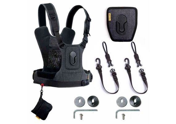 COTTON CARRIER Arnês de Torso com Suporte para 2 Cameras CCS G3 - Cinza