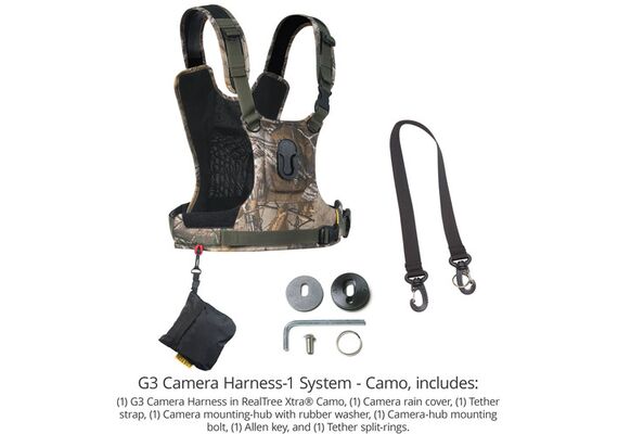 COTTON CARRIER Arnês de Torso com Suporte para 1 Camera CCS G3 - Camuflado