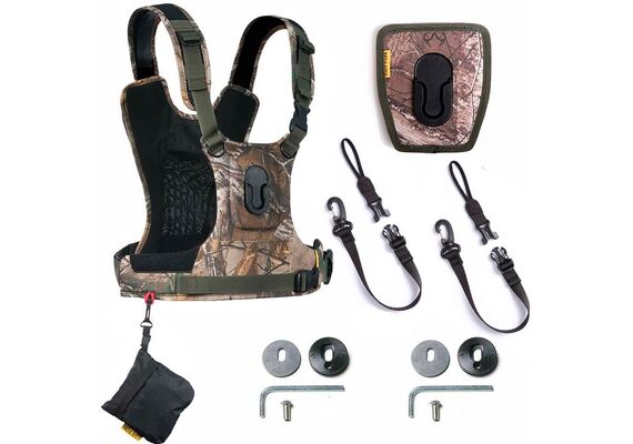 COTTON CARRIER Arnês de Torso com Suporte para 2 Cameras CCS G3 - Camuflado