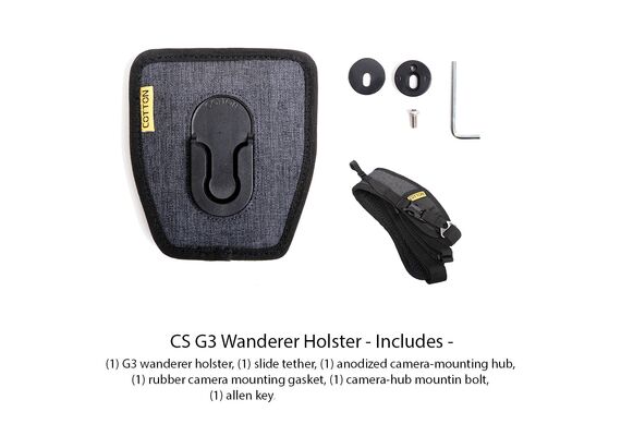 COTTON CARRIER Coldre Lateral Wanderer - Cinza