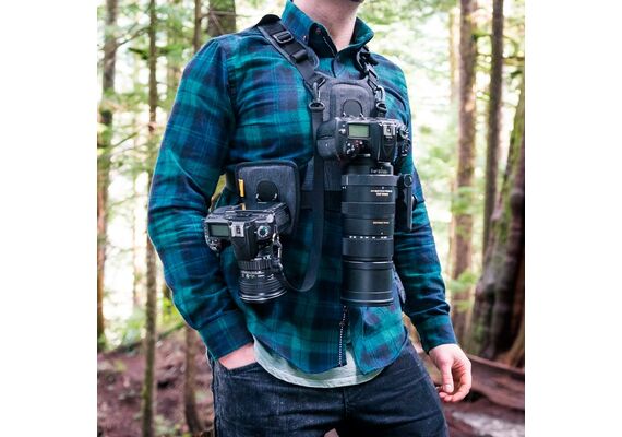 COTTON CARRIER Arnês de Torso com Suporte para 2 Cameras CCS G3 - Cinza