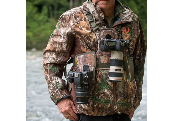 COTTON CARRIER Arnês de Torso com Suporte para 2 Cameras CCS G3 - Camuflado