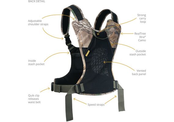COTTON CARRIER Arnês de Torso com Suporte para 1 Camera CCS G3 - Camuflado