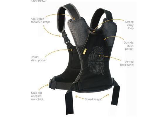 COTTON CARRIER Arnês de Torso com Suporte para 1 Cameras e 1 Binóculos CCS G3 - Cinza
