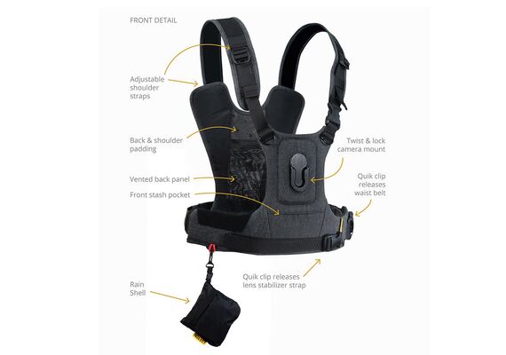 COTTON CARRIER Arnês de Torso com Suporte para Cameras