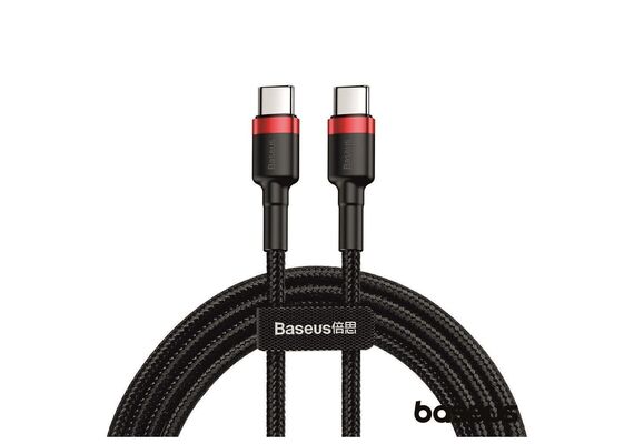 BASEUS Cabo USB-C/USB-C 3.0 1m - Preto
