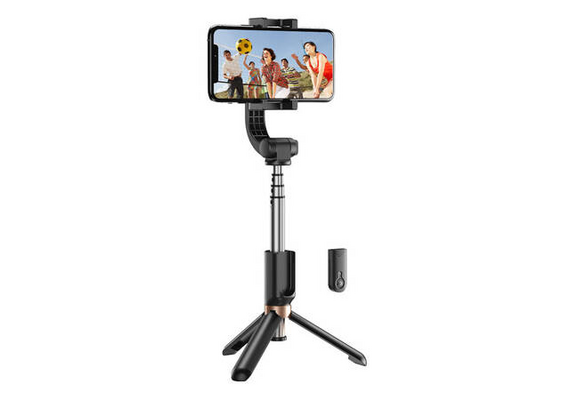 APEXEL Tripé/Selfie-stick com Bluetooth