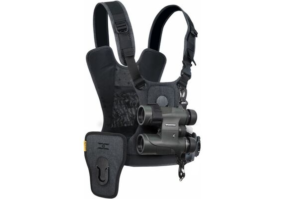 COTTON CARRIER Arnês de Torso com Suporte para 1 Cameras e 1 Binóculos CCS G3 - Cinza