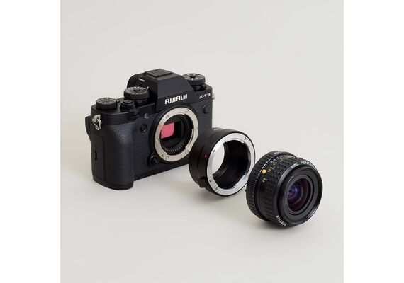 URTH Adaptador Lente Pentax K para Corpo Fujifilm X​
