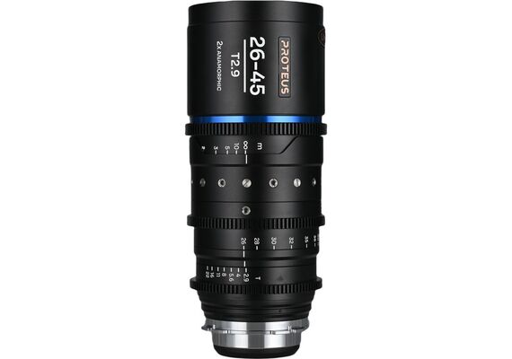 LAOWA Proteus Zoom 2x Anamórfica 26-45mm T2.9 (Flare Azul)