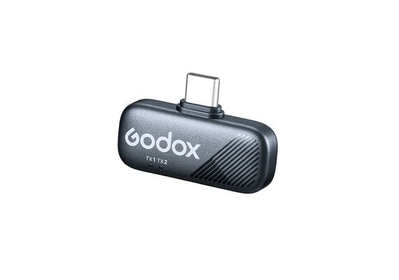 GODOX Microfone de Lapela Wireless Cube-C - Kit USB-C + Lightning + TRS