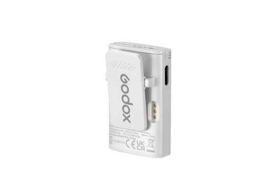 GODOX Microfone de Lapela Wireless Cube-C - Kit Duplo (Branco)
