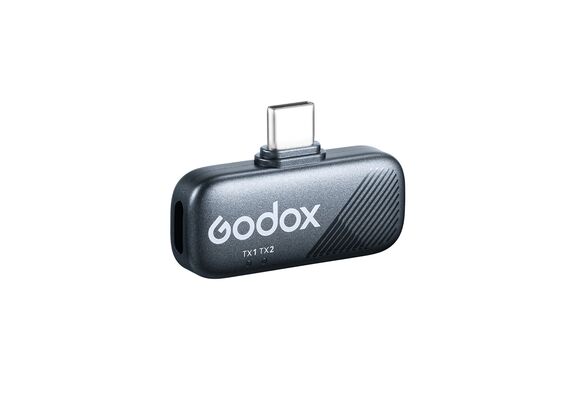 GODOX Microfone de Lapela Wireless Cube-C - Kit USB-C + Lightning + TRS