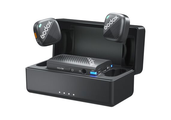 GODOX Microfone de Lapela Wireless Cube-C - Kit Duplo
