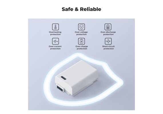 K&F CONCEPT Bateria com Carregamento USB-C EN-EL25 1250mAh