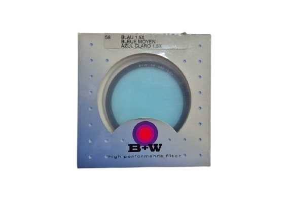 B+W Filtro Azul 1.5x 080 - 58mm