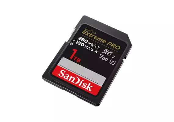 SANDISK SDXC Extreme PRO 280MB/s Classe 10 V60 U3 UHS-II - 1TB