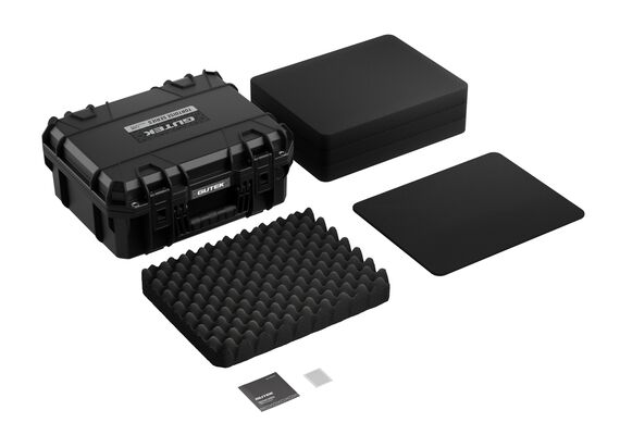 GUTEK Mala Rígida Tortoise T-230 - Preto