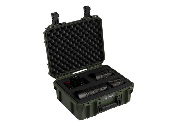 GUTEK Mala Rígida Tortoise T-230 - Verde