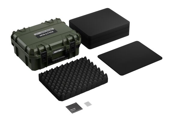 GUTEK Mala Rígida Tortoise T-230 - Verde