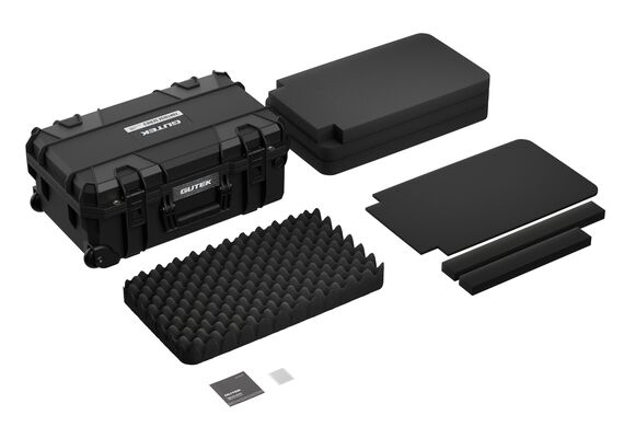 GUTEK Mala Rígida Tortoise T-300 - Preto