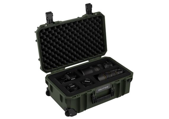 GUTEK Mala Rígida Tortoise T-300 - Verde