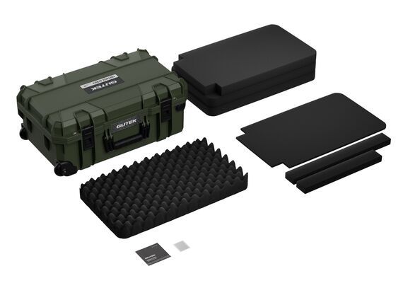 GUTEK Mala Rígida Tortoise T-300 - Verde
