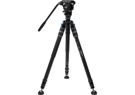 SIRUI Tripé de Carbono SVS60 One Step com Cabeça de Vídeo S3