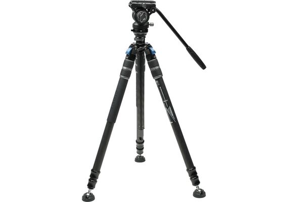 SIRUI Tripé de Carbono SVS60 One Step com Cabeça de Vídeo S3