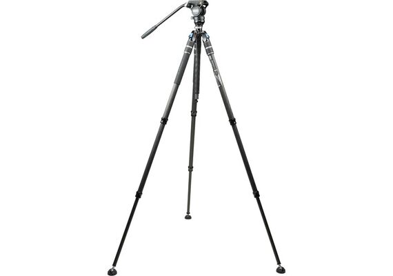 SIRUI Tripé de Carbono SVS60 One Step com Cabeça de Vídeo S3