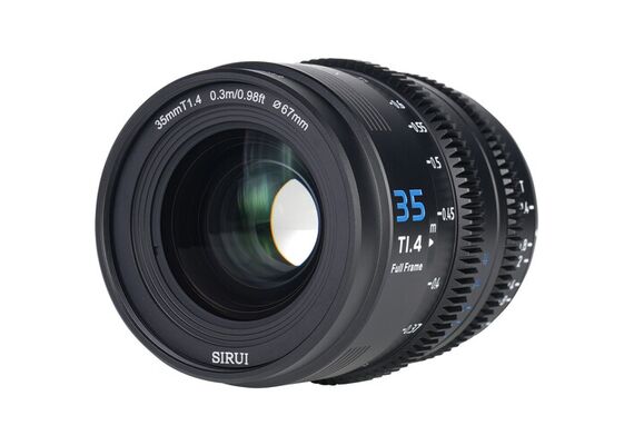 SIRUI Vision Prime 1 Cine T1.4 Full Frame 35mm Sony E Multi-Mount - Preto